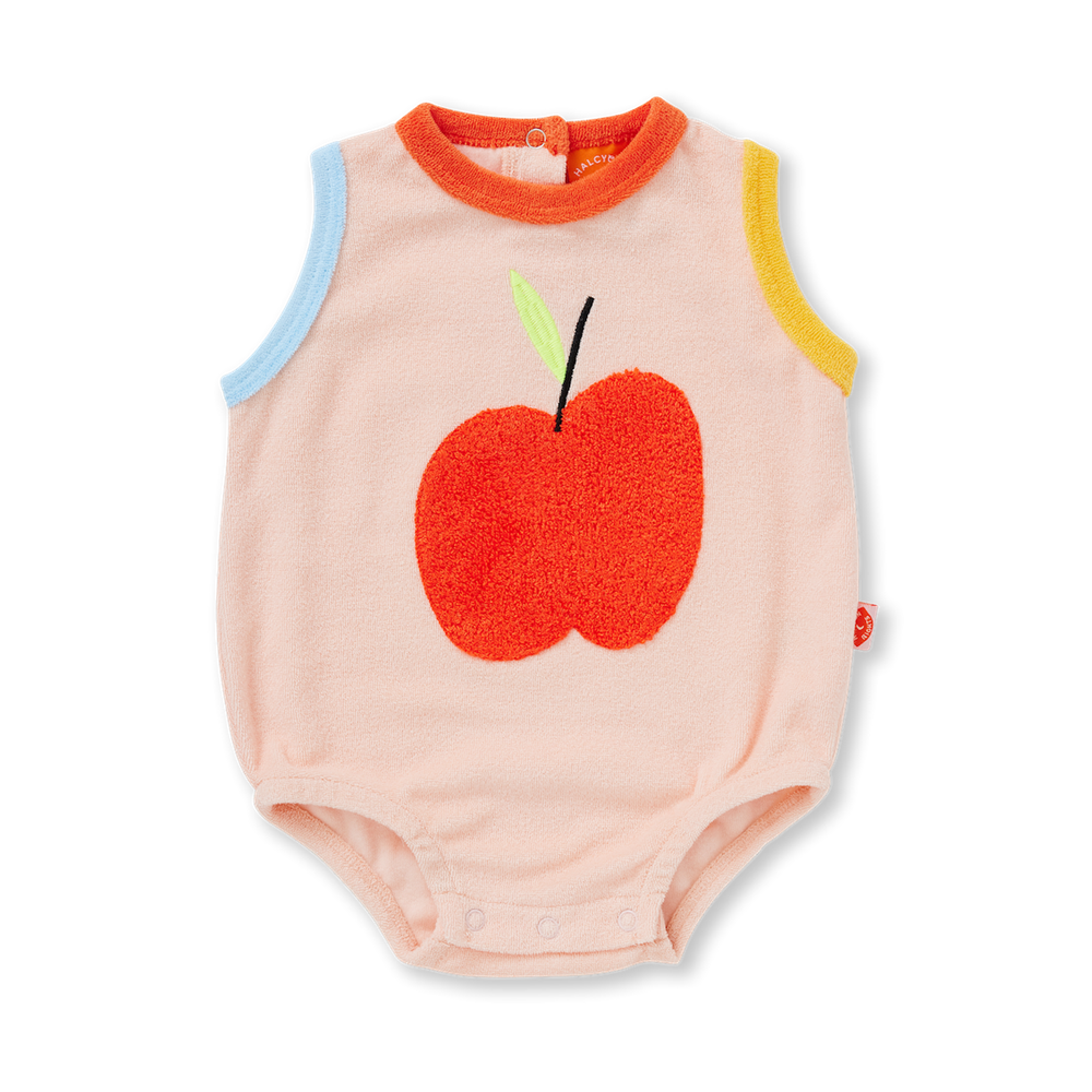 Halcyon Nights Tiny Orchard Terry Singlet Suit