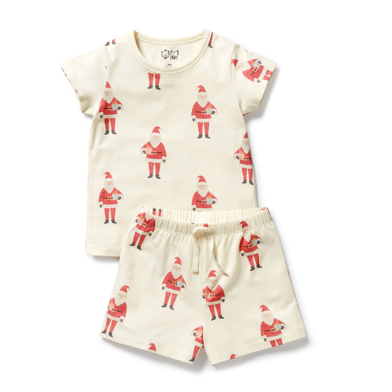 Wilson and Frenchy HoHoHo Organic Short Sleeved Pyjamas