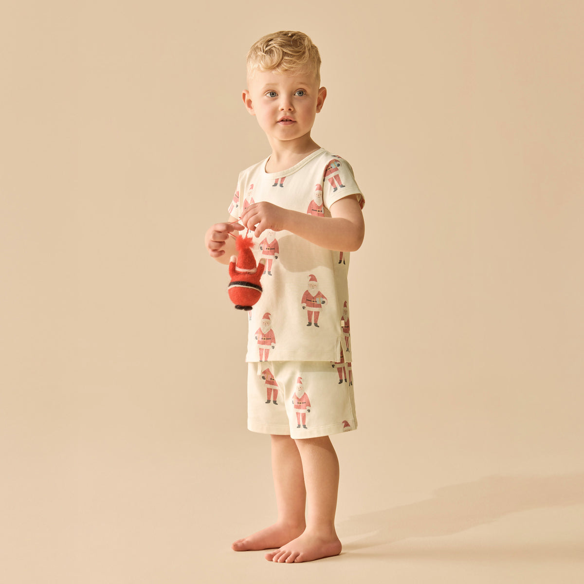 Wilson and Frenchy HoHoHo Organic Short Sleeved Pyjamas