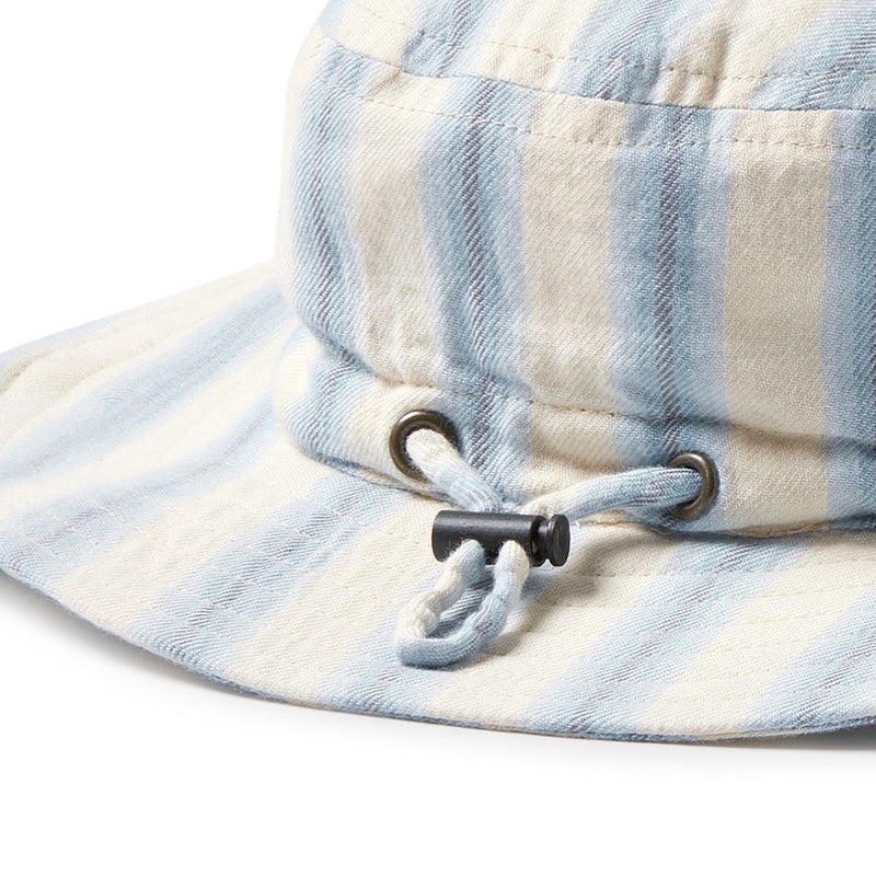 Wilson and Frenchy Deep Blue Stripe Organic Sun Hat