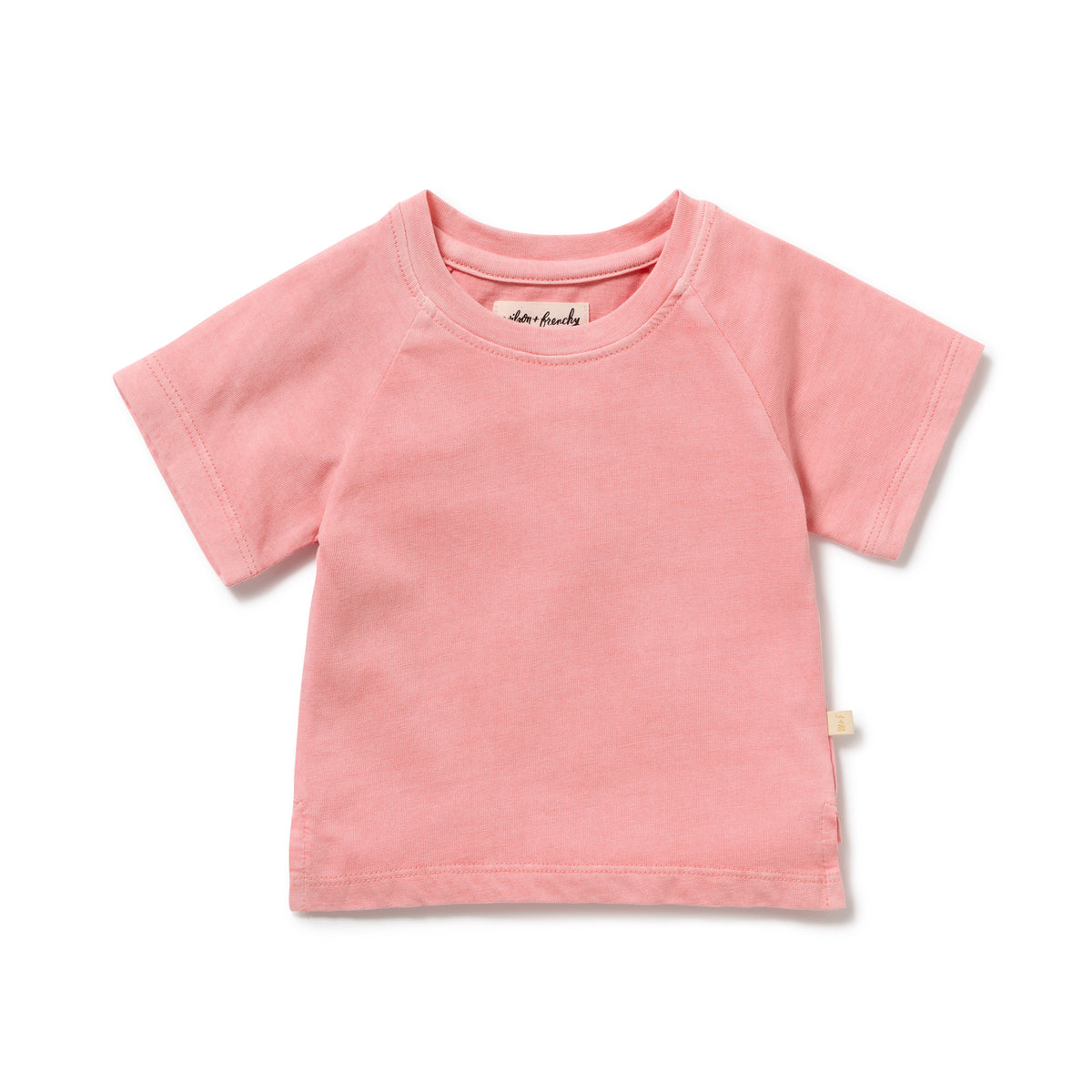 Wilson and Frenchy Rose Organic Dyed Tee -Rose-Cotton Jersey