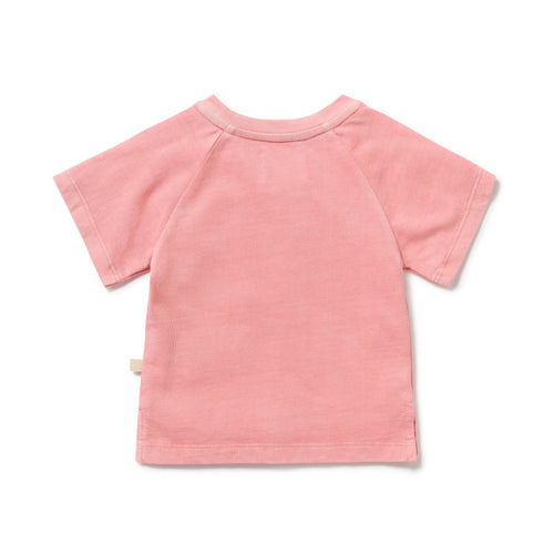 Wilson and Frenchy Rose Organic Dyed Tee -Rose-Cotton Jersey