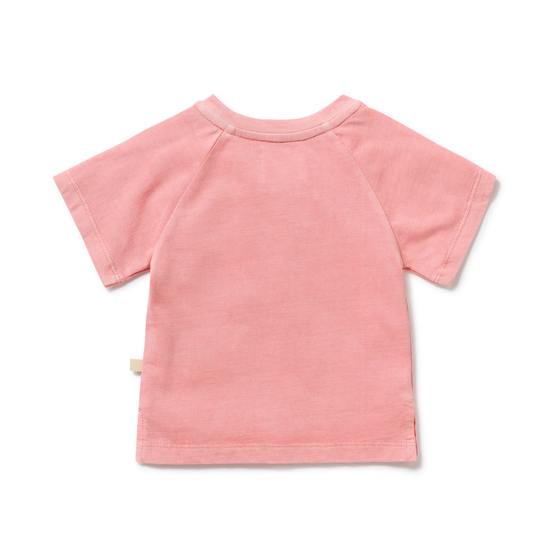 Wilson and Frenchy Rose Organic Dyed Tee -Rose-Cotton Jersey