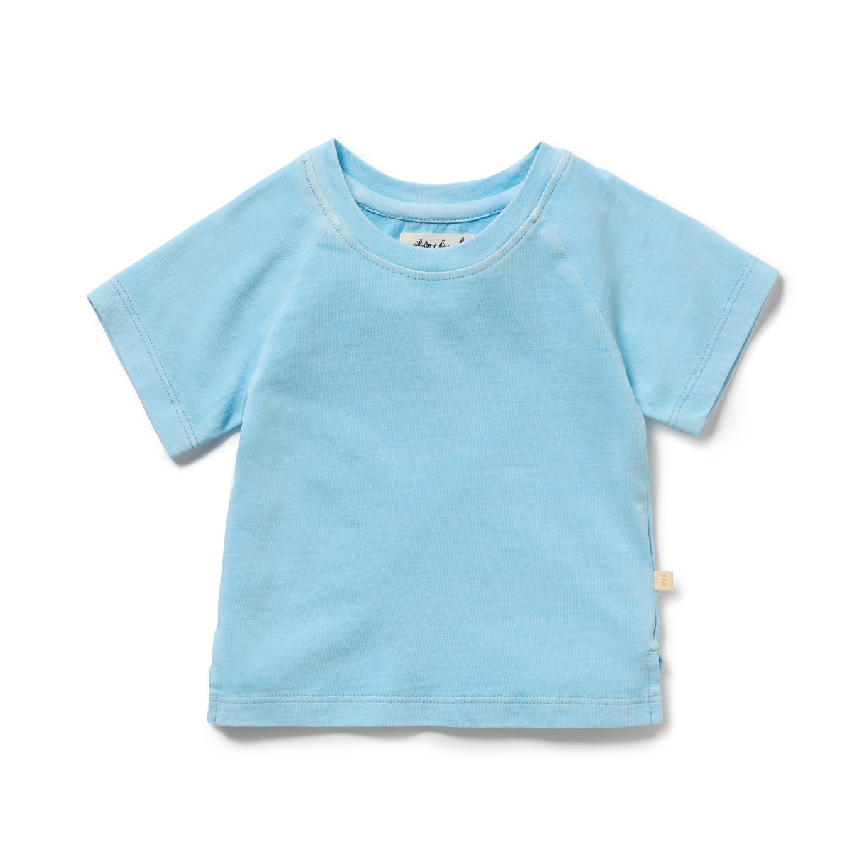 Wilson and Frenchy Sky Organic Dyed Tee -Sky-Cotton Jersey