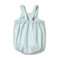 Wilson and Frenchy Ditsy Daisy Organic Denim Bodysuit Organic Denim