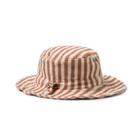Wilson and Frenchy Cherry Cola Stripe Organic Terry Sun Hat