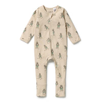 Wilson and Frenchy Skater Club Organic Zipsuit with Feet