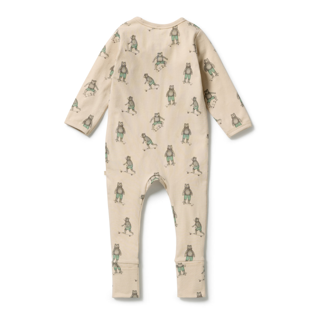 Wilson and Frenchy Skater Club Organic Zipsuit with Feet