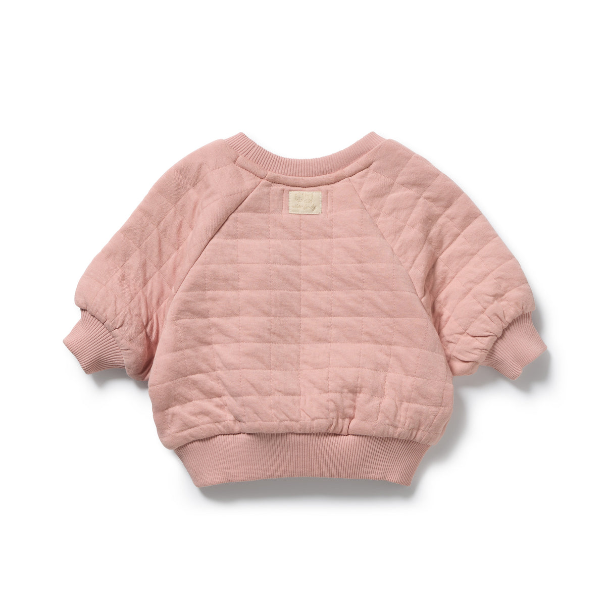 Wilson and Frenchy Rose Organic Quilted Sweat