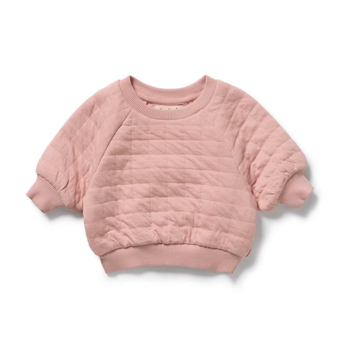 Wilson and Frenchy Rose Organic Quilted Sweat