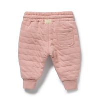 Wilson and Frenchy Rose Organic Quilted Sweat Pant
