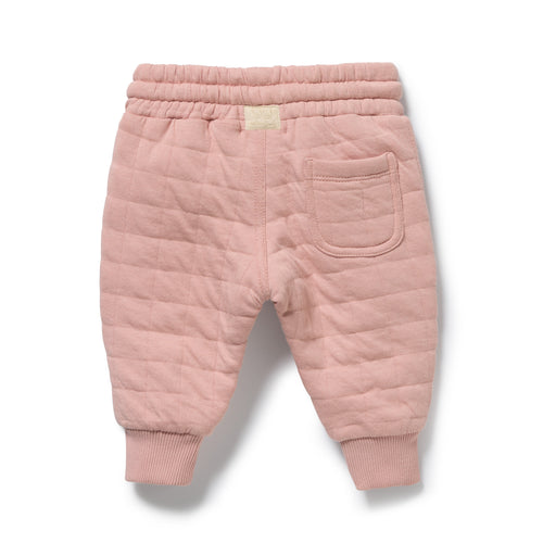 Wilson and Frenchy Rose Organic Quilted Sweat Pant