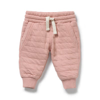 Wilson and Frenchy Rose Organic Quilted Sweat Pant