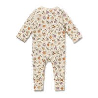 Wilson and Frenchy Maple Glow Organic Zipsuit with Feet