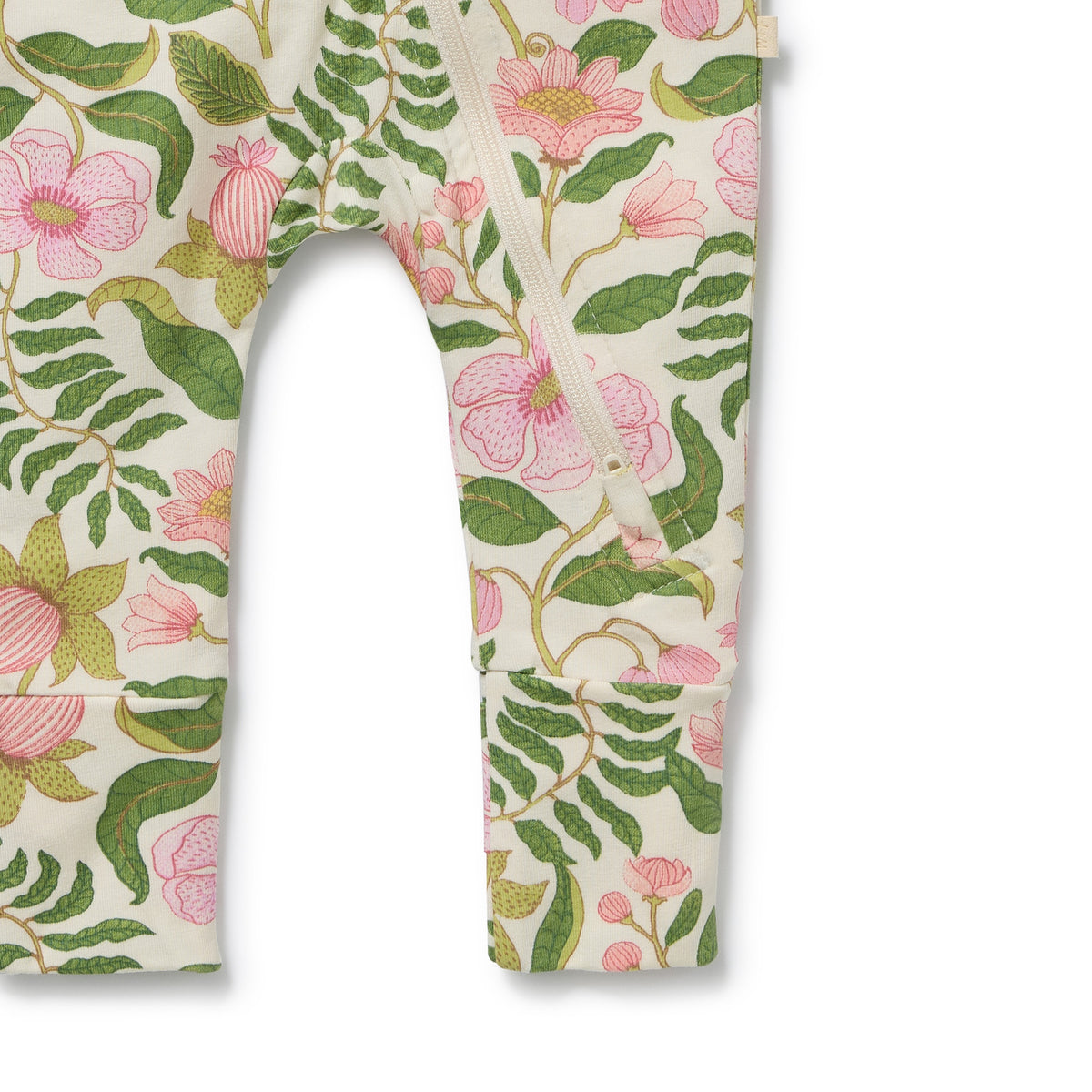 Wilson and Frenchy Ma Fleur Organic Zipsuit with Feet
