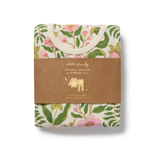 Wilson and Frenchy Ma Fleur Organic Long Sleeved Pyjamas