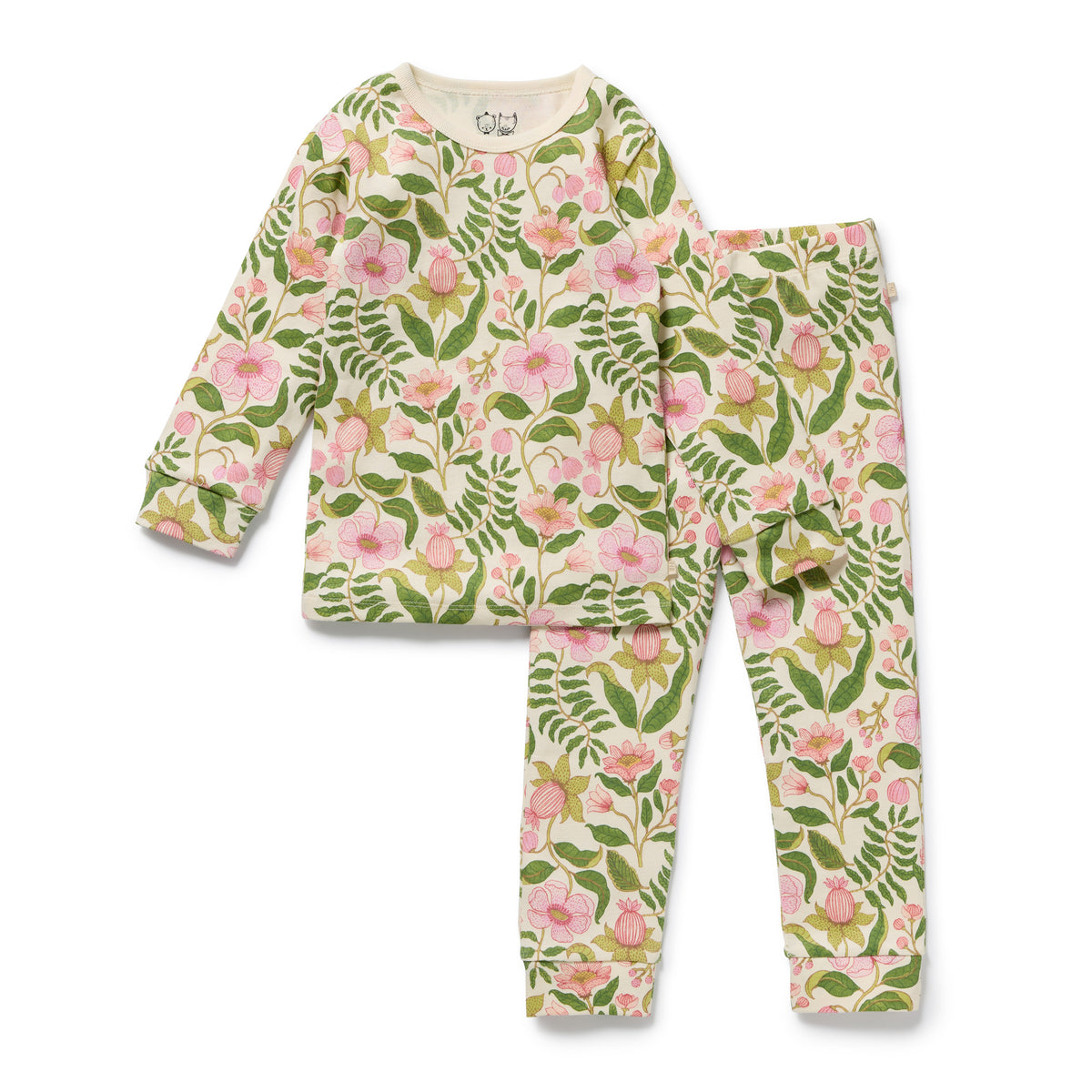 Wilson and Frenchy Ma Fleur Organic Long Sleeved Pyjamas
