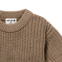 Wilson and Frenchy Chestnut Organic Knitted Jumper