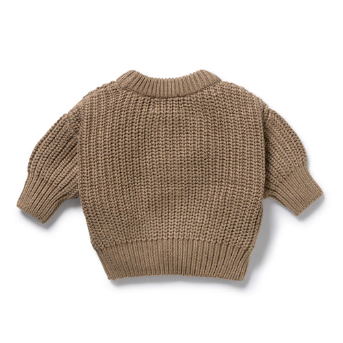 Wilson and Frenchy Chestnut Organic Knitted Jumper