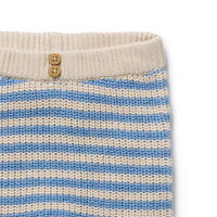 Wilson and Frenchy Frosted Blue Organic Knitted Stripe Legging
