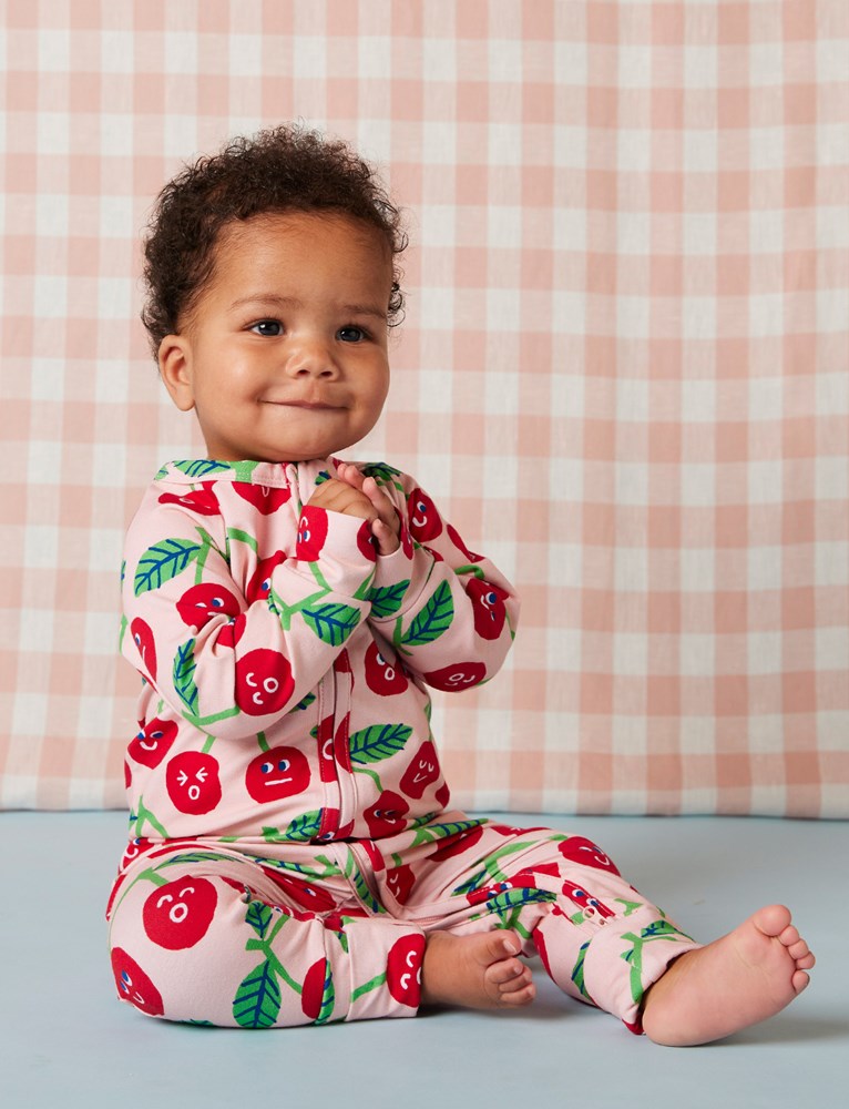 Halcyon Nights Cheeky Cherry Long Sleeve Romper