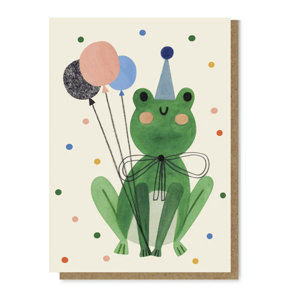 Daria Solak Party Frog Card