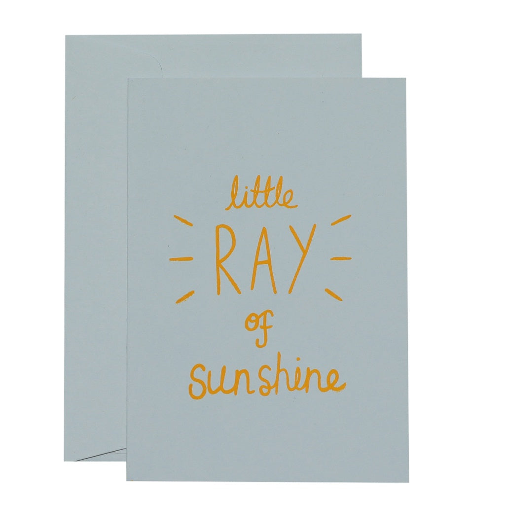Me and Amber Little Ray Of Sunshine Card