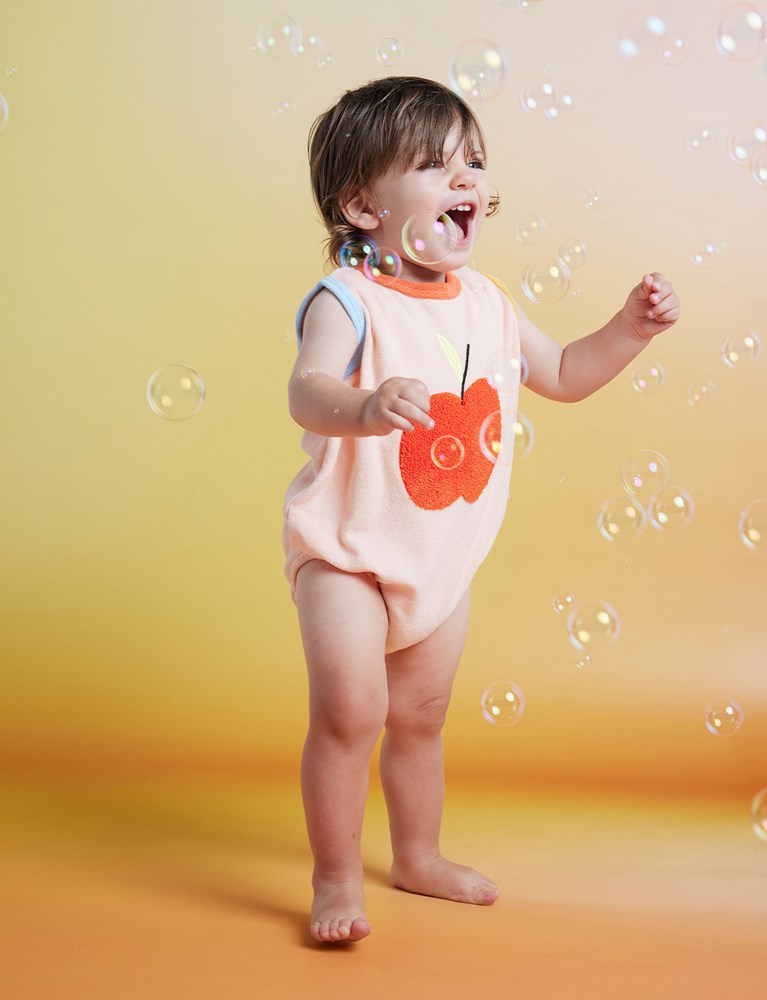 Halcyon Nights Tiny Orchard Terry Singlet Suit