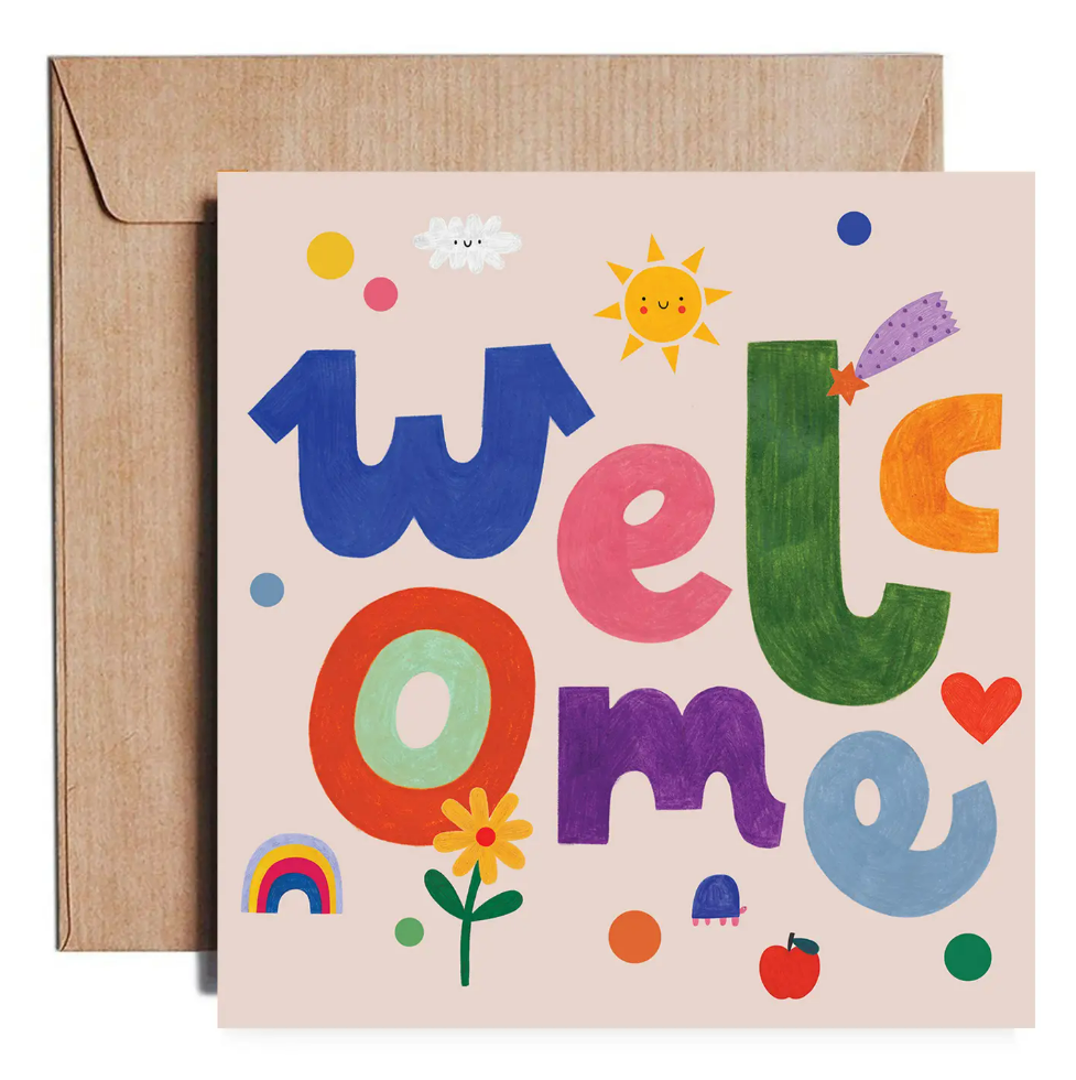 Daria Solak Welcome Greeting Card