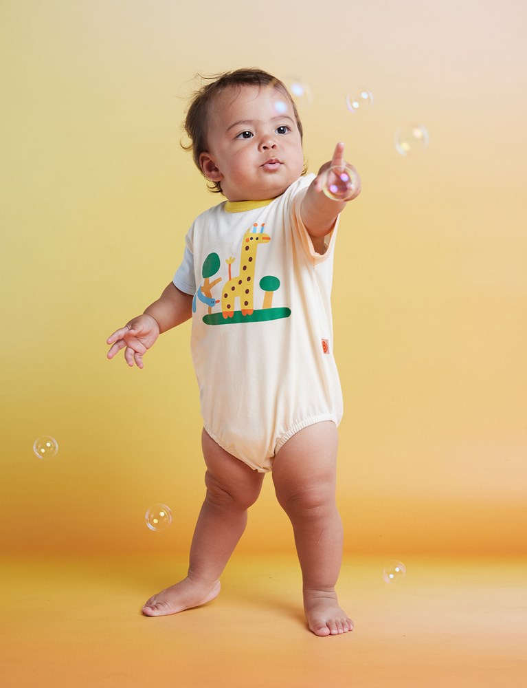 Halcyon Nights Zoo Crew Cotton Bodysuit