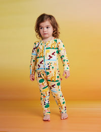 Halcyon Nights Zoo Crew Long Sleeve Romper