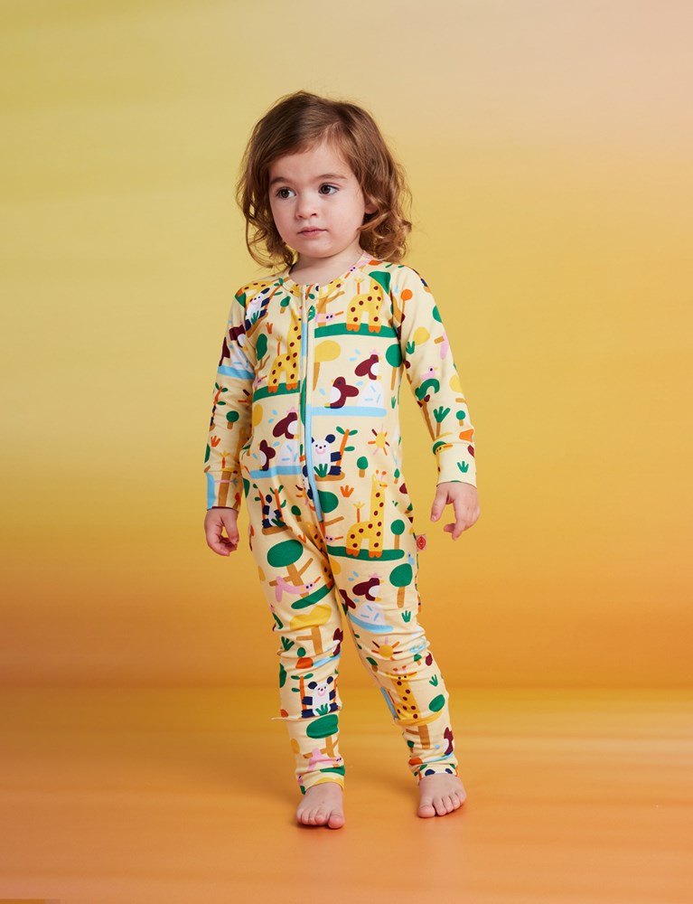 Halcyon Nights Zoo Crew Long Sleeve Romper