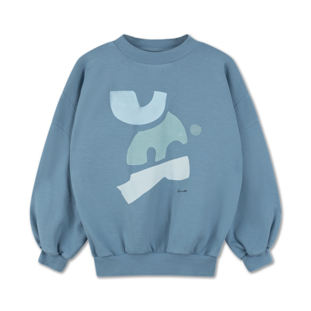 Repose AMS Crew Neck Sweater Faded Shadow Blue