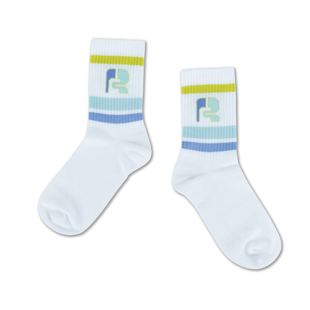 Repose AMS Sporty Socks Logo R White