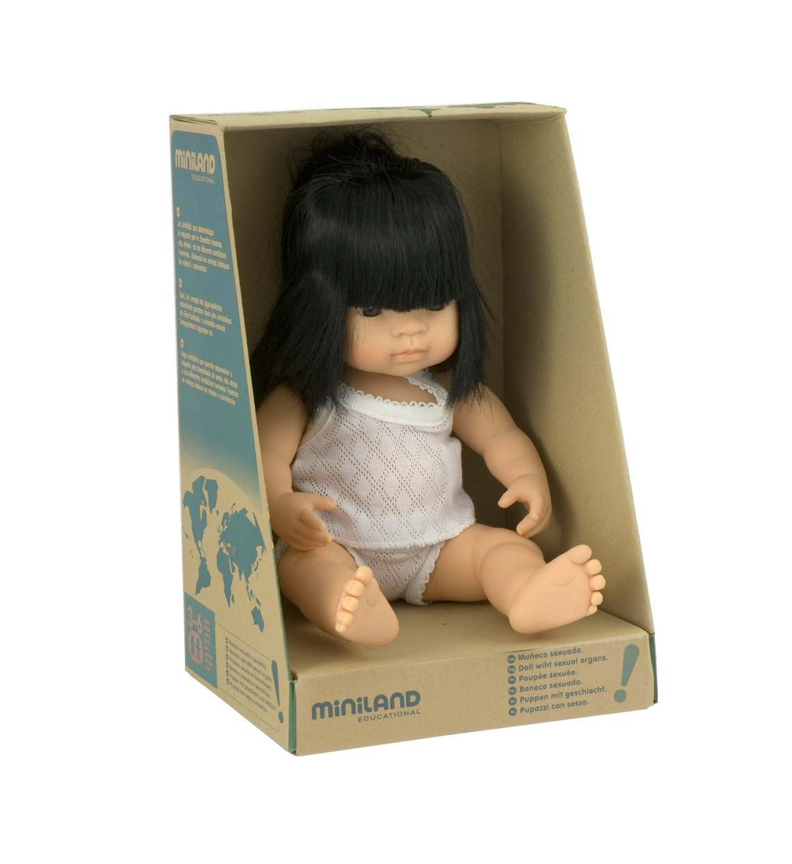 Miniland Doll 38cm Asian Girl