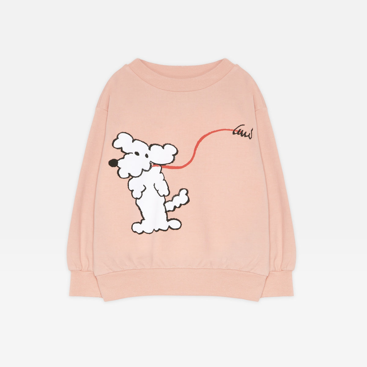 Weekend House Kids Dog Sweatshirt with Pockets Peach