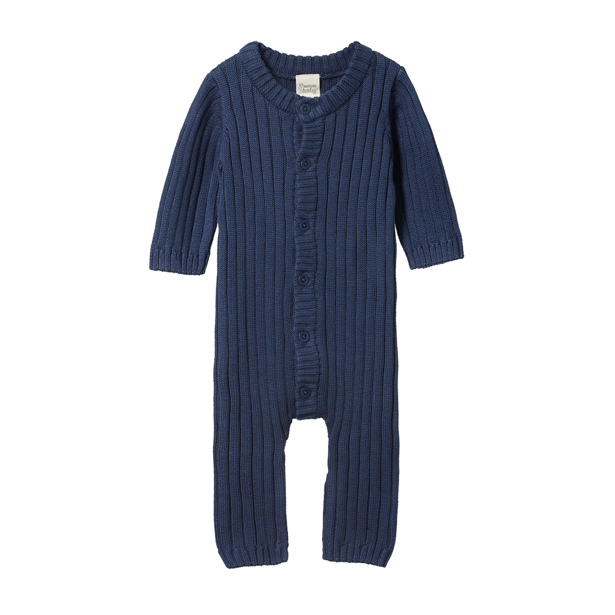 Nature Baby Lou Suit Cotton Knit Vintage Indigo