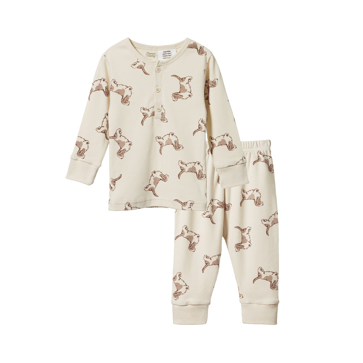 Nature Baby 2pc Long sleeve Pajamas Happy Hounds