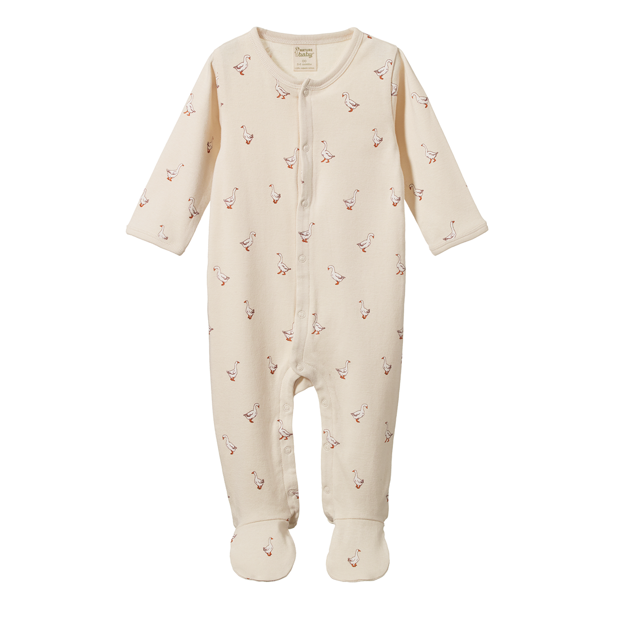 Nature Baby Stretch and Grow Goosey Print