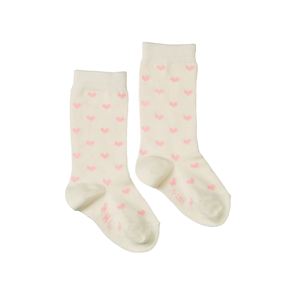 Nature Baby Organic Cotton Socks Hearts