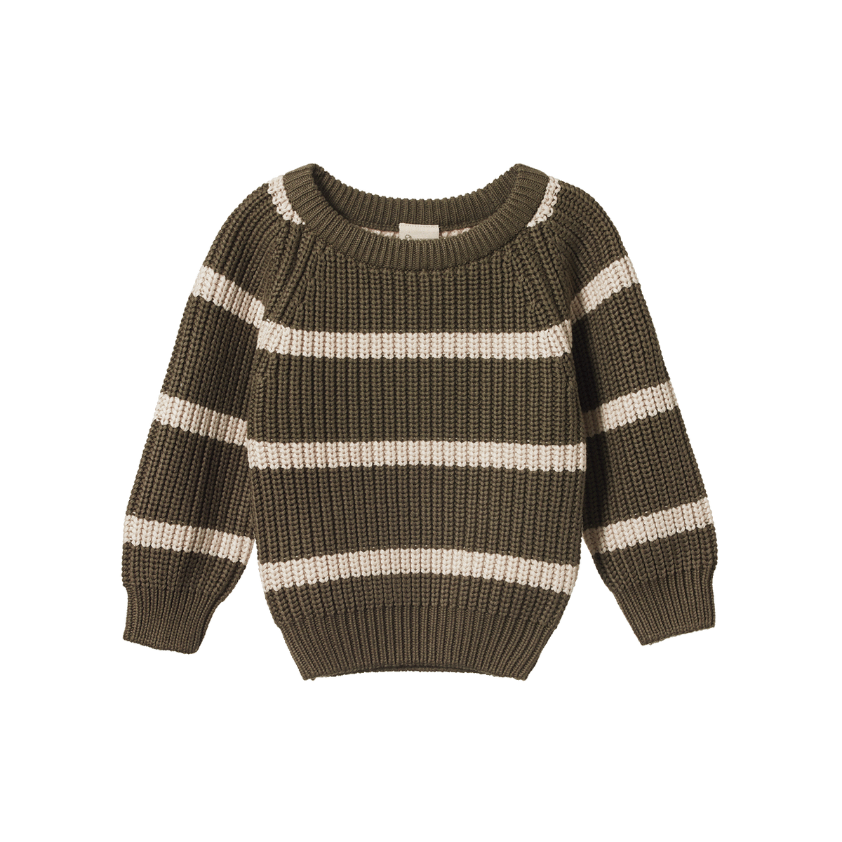 Nature Baby Billy Jumper Seed/Oatmeal Marl Stripe