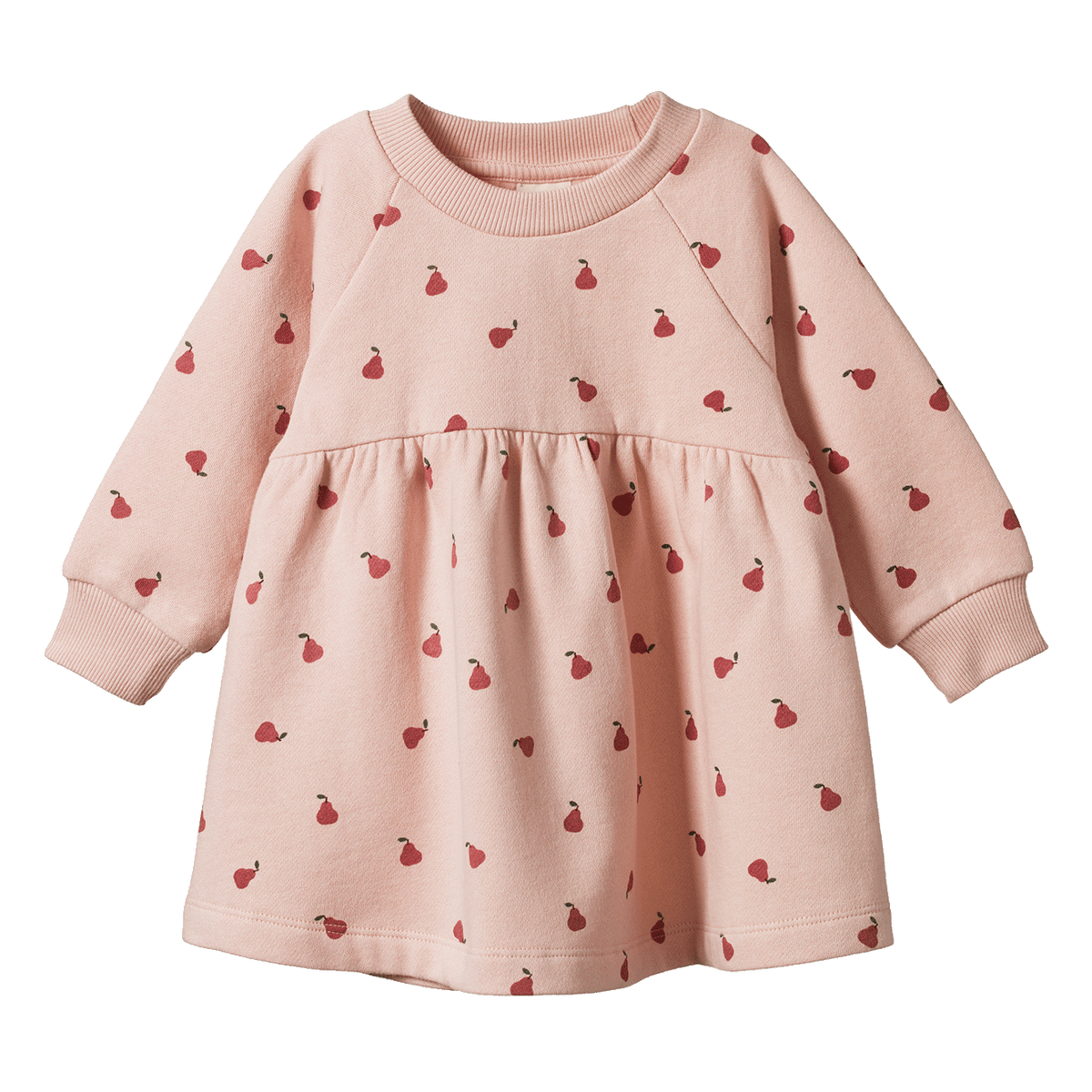 Nature Baby Ines Dress Petite Pear Rost Dust Print