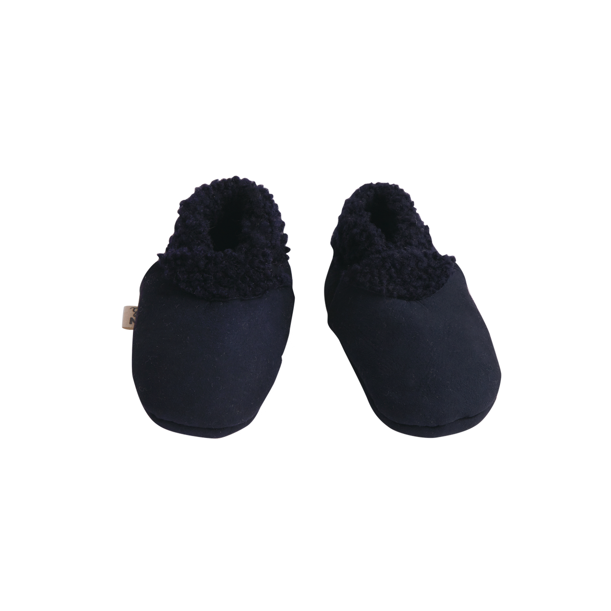 Nature Baby Lambskin Booties Navy