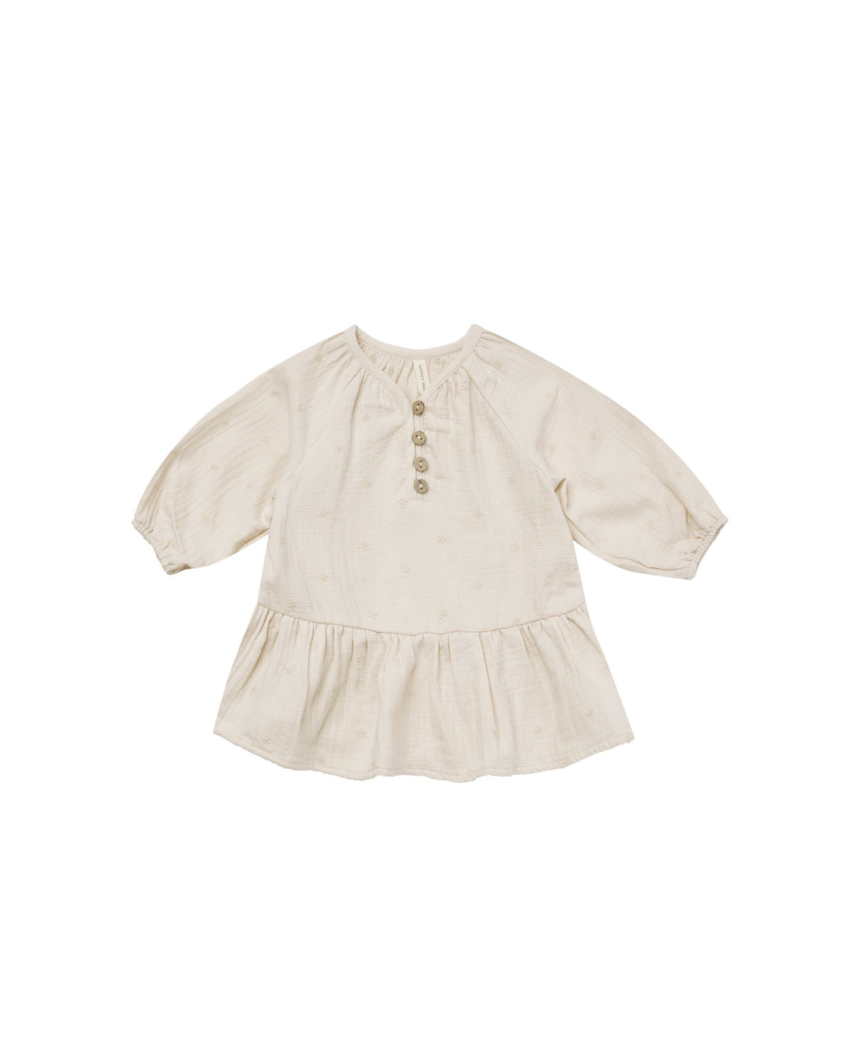 Quincy Mae Lany dress daisy embroidery Natural