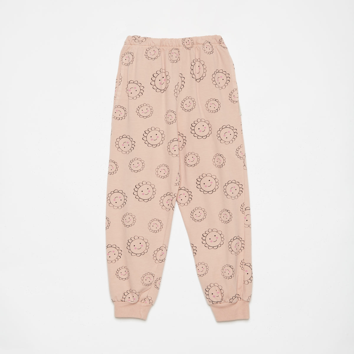 Weekend House Kids Flowers all over sweatpants Pink