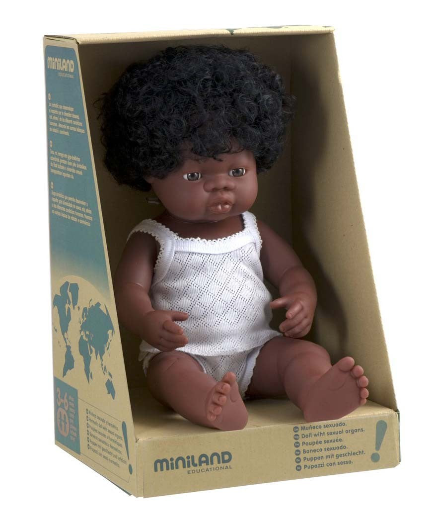 Miniland Doll 38cm African Girl